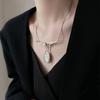 High-End Moonlight Stone Water Drop Necklace: Unisex Chinese-Style Luxury Choker