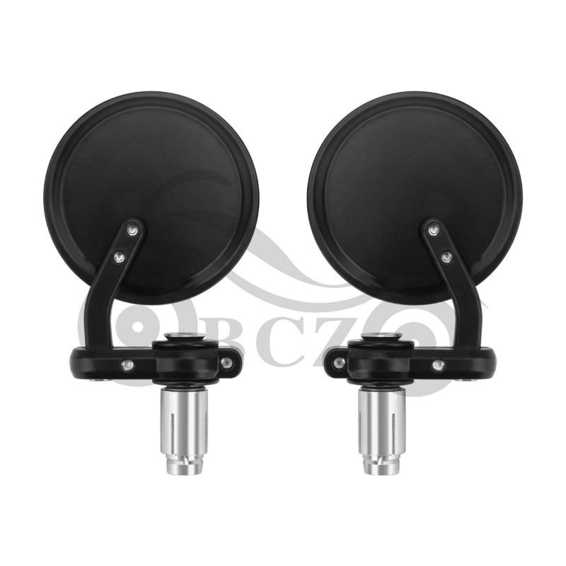 Harley Prince Retro Non-Folding Handlebar Rearview Mirror for Motorcycles