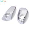 För Honda CRV CR-V 2007 2008 2009 2010 2011 ABS Krom Backspegelkåpa Trim Dörrsida Sidobackspeglar Kåpa Klistermärke Tillbehör