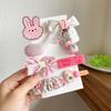 Summer Cute Cartoon Bow Hairpins Set Children Girls Kids Hair Clips Pin Barrettes Accessories Hairclip Headwear Headdress
