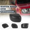 Right Passenger Side Rearview Mirror Cover Cap For Jeep Renegade 2015-2019 Black