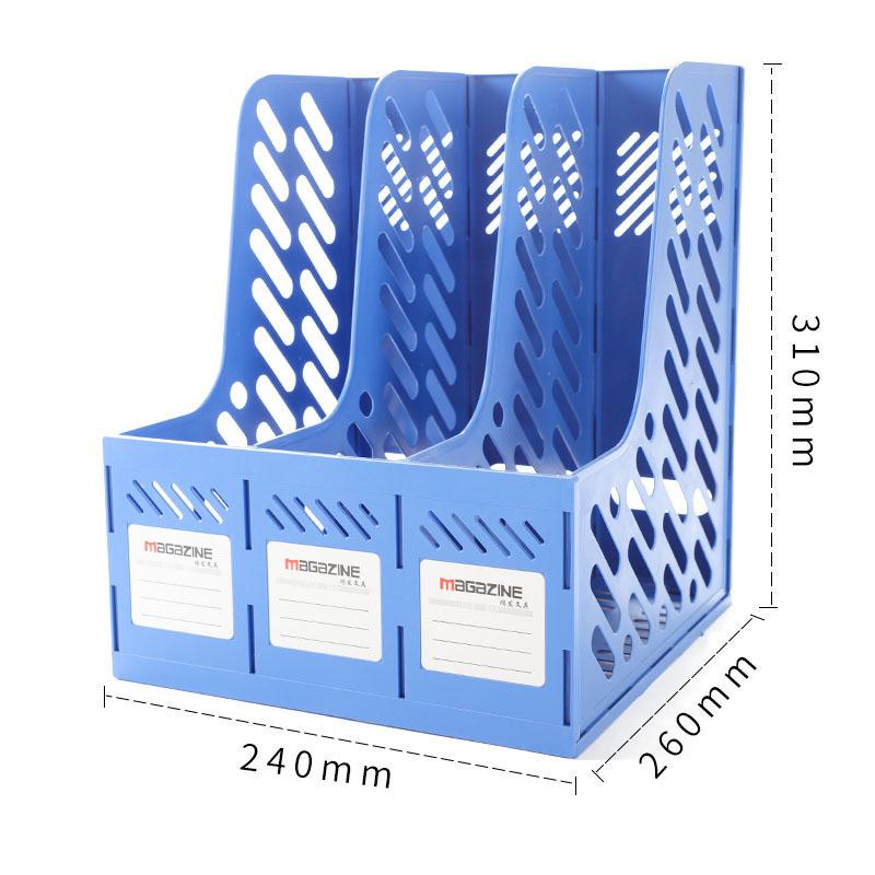 

Thickened Four-Section Desktop File Holder and Book Stand