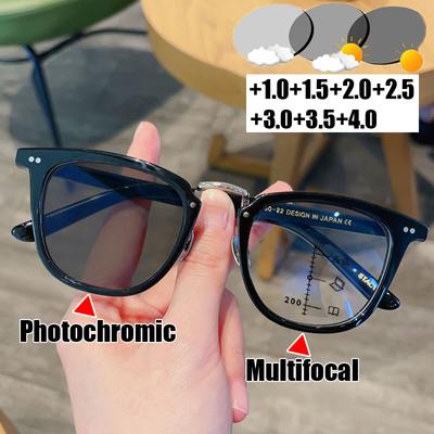 Occhiali da sole bifocali fotocromatici 3 in 1 per esterni, anti-blu, per vicino e lontano, nuovi occhiali da lettura multifocali sportivi alla moda