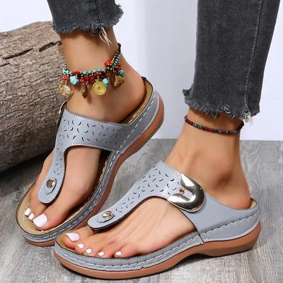 Women Slippers Summer Ladies Flip-flops Wedges Open Toe Platform Sandals Holiday Casual Slip On Beach Shoes for Women