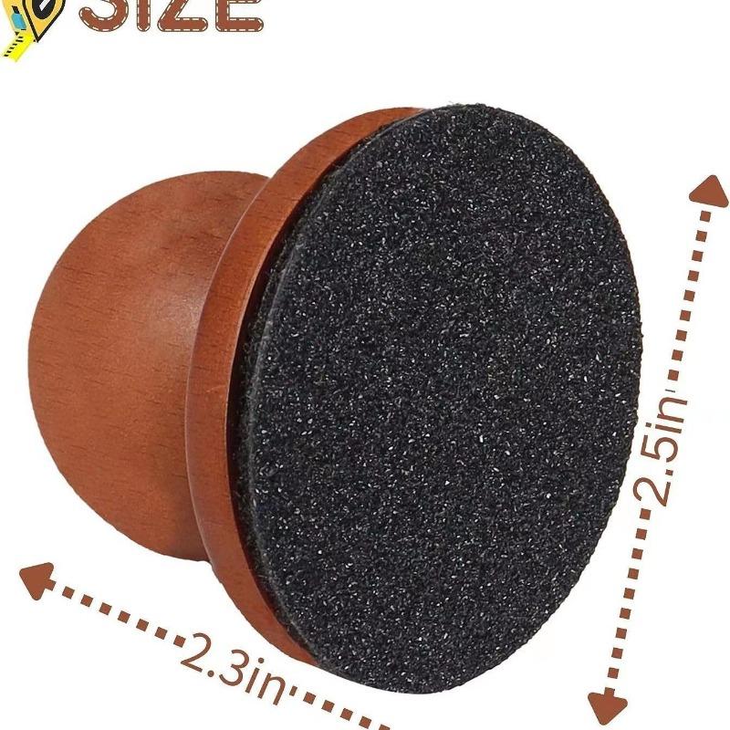 Wooden Pet Cat and Dog Nail Scraper Solid Wood Pet File Board Convenient Round Cat Nail Repair Board