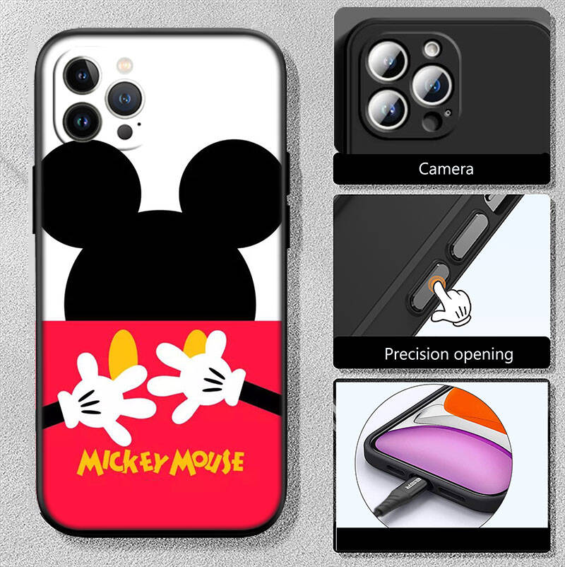 RT57 Mickey Minnie Mouse Case for Samsung Note 20 10 S25 S26 Plus Ultra Lite FE A51 A52 A53 A71 A72 A73 M20 M30 M21 M31 M51 A11 A70 A56 A26 A27