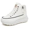 Dad Shoes Are Fashionable and Versatile, Mid-tube Shoes, Casual Thick-soled Sports Shoes, White Shoes, Soft Soles and Comfortable Single Shoes