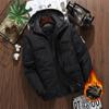 Winter Thickened Fleece Lined Hooded Casual Men's Jacket Waterproof Outdoor Sports Climbing Suit Fashionable Couple Coat