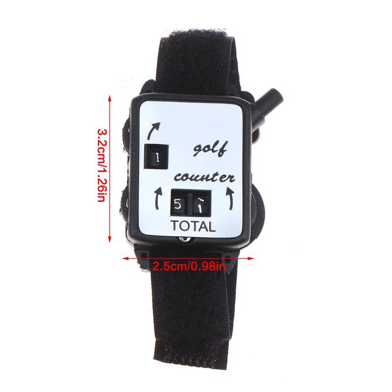 Golf Score Keeper With Wristband Portable Wrist Golf Score Counter Watch Style Golf Stroke Score Keeper