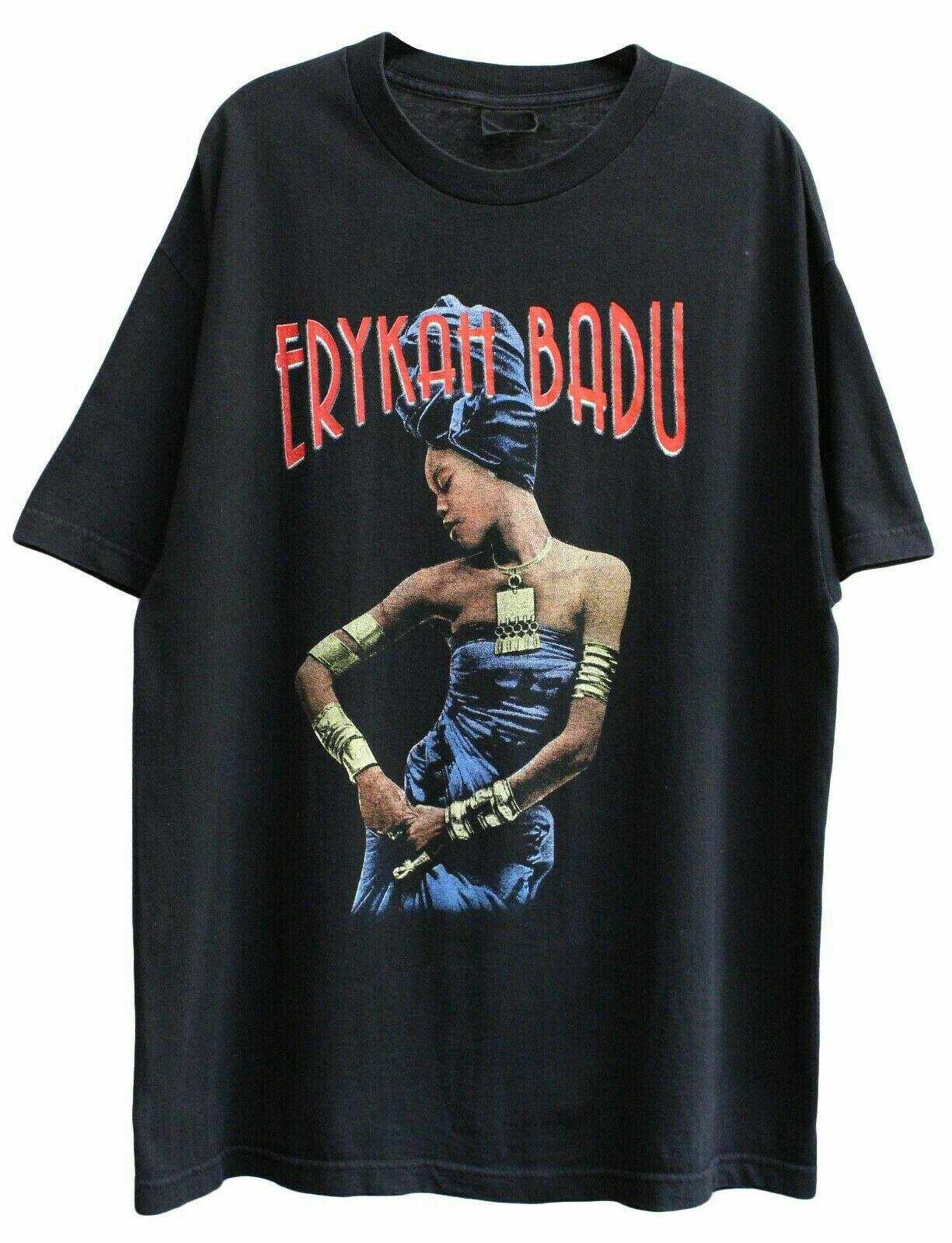 Erykah Badu Mamas Gun Tour 2001 T shirt All Size S-234XL Cotton Unisex Shirt XXXL