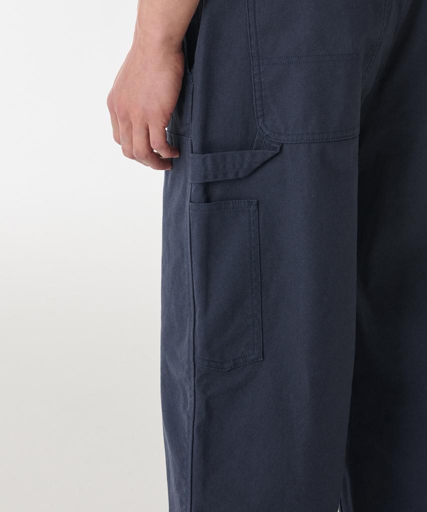 MUSINSA STANDARD Canvas Wide Double Knee Carpenter Pants [Iron Grey]