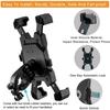 Bicycle Phone Holder Motorcycle Handlebar Phone Holder, Easy To Install and Quick-release Bicycle Handlebar Clamp