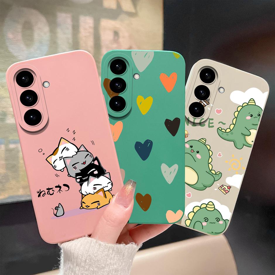 Hülle Für Samsung Galaxy S26 Plus Ultra Cartoon Blumenmuster Silikon Schutzhülle Für SamsungGalaxyS26 Plus S26Ultra Funda