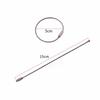 50 Pcs 15cm Stainless Steel Wire Keychain Rope Multicolor Versatile Stainless Steel Wire Keychain Loop