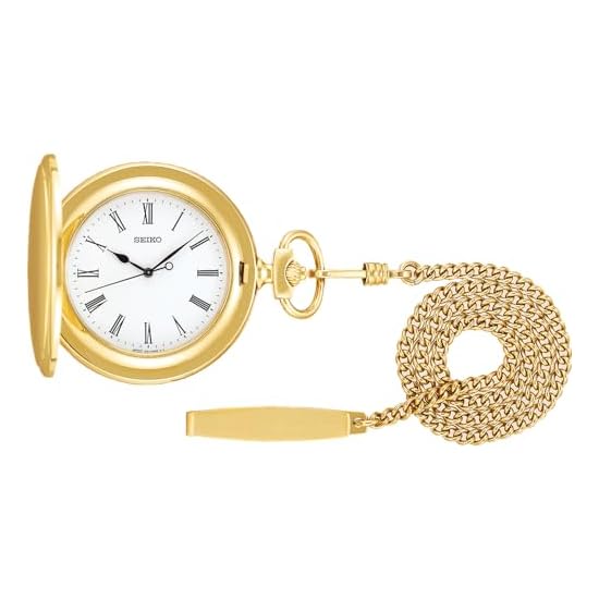 [SEIKO WATCH] Pocket Watch SAPQ008 Gold with Lid