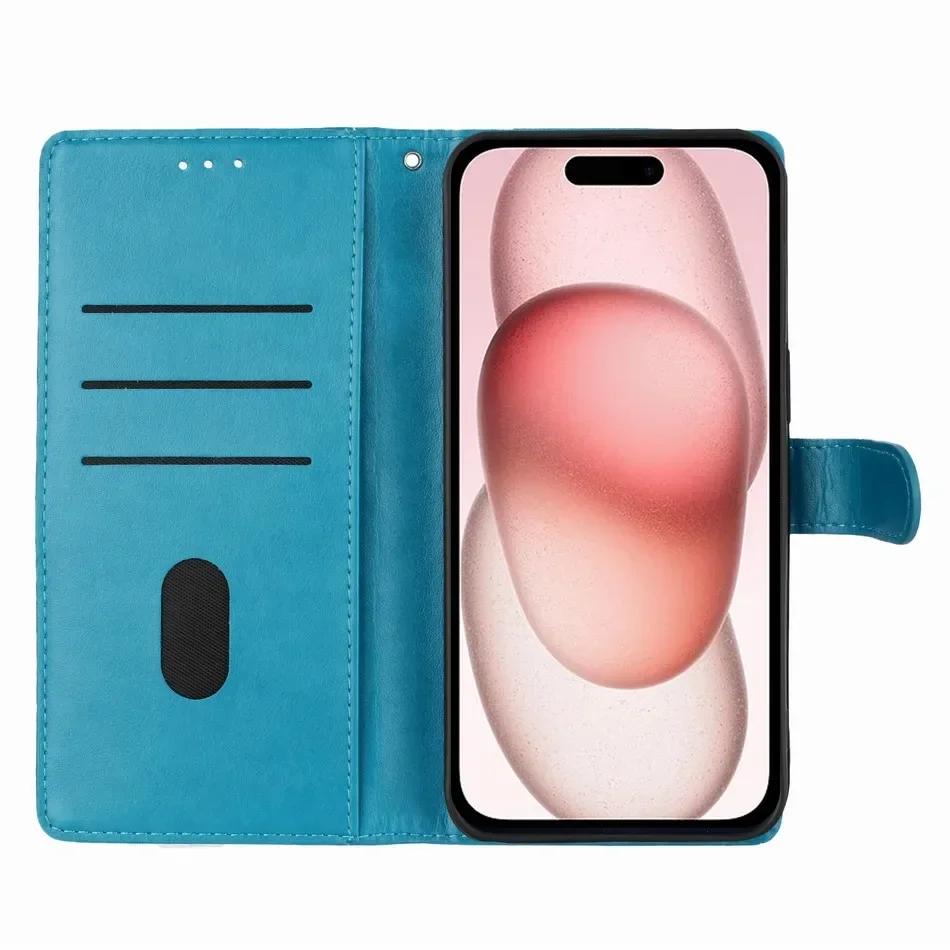Flower Butterfly Case For Huawei Nova 8i 5T 9 Honor 50 70 90 400 Pro 200 Smart 8A 8S 9 9A 9S 10X 10 9X Lite 20 5G Wallet Cover