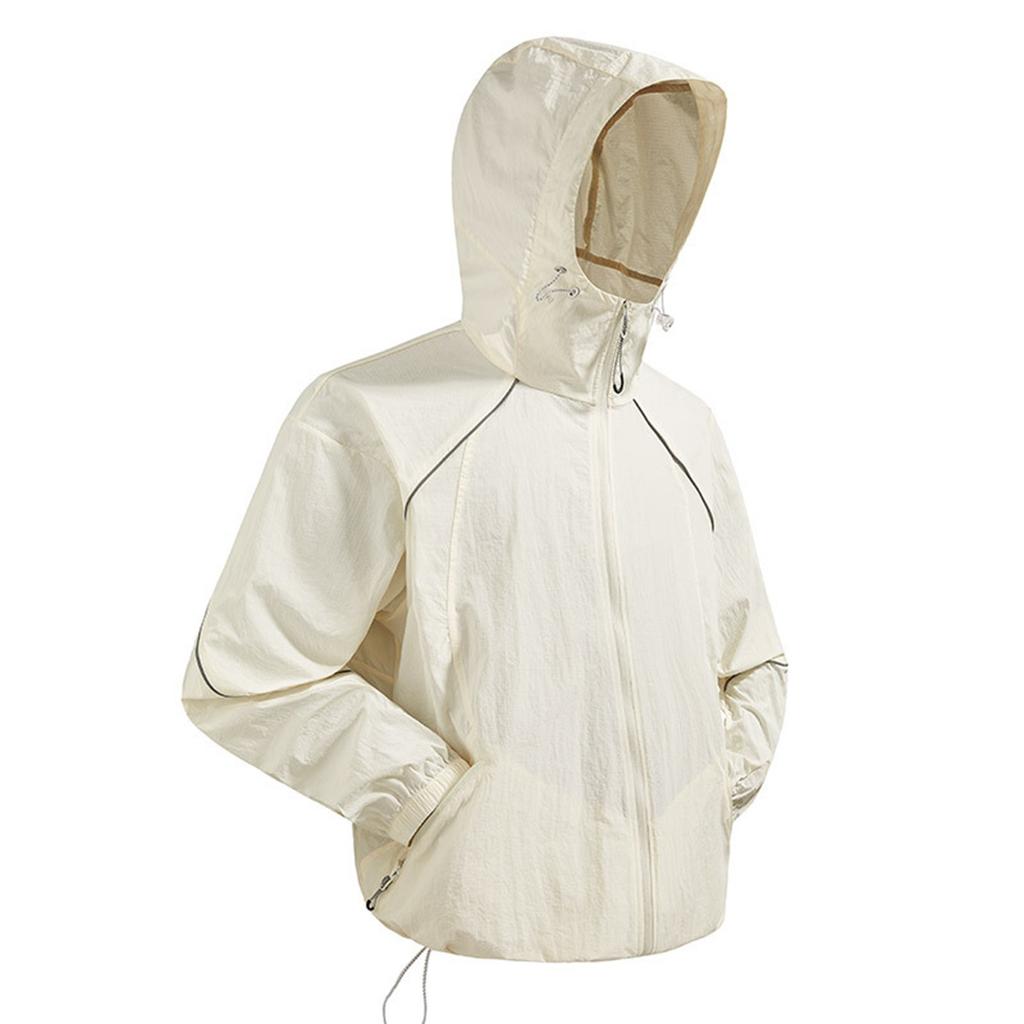 Ladies' Pure-color Sunscreen Clothing, Light And Thin, Trendy And Fashionable, Summer All-match Hooded Jacket