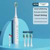 Coffret cadeau brosse à dents électrique rechargeable à ultrasons et fil dentaire