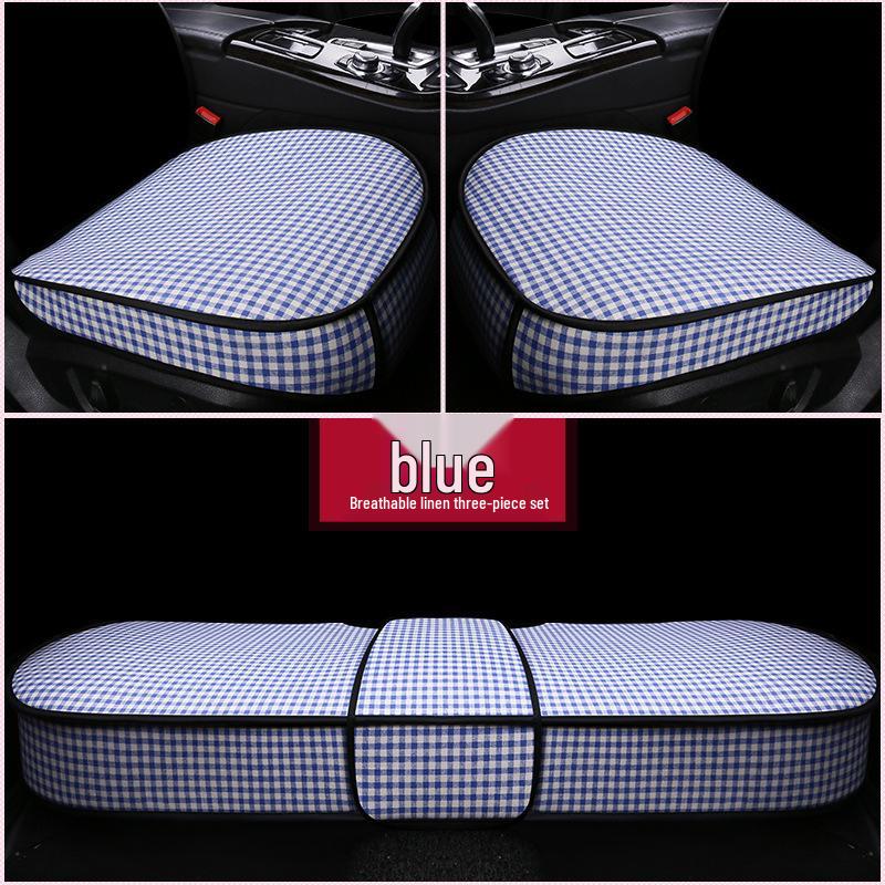 

Трансграничный Набор из трех предметов Подушка на сиденье автомобиля с бесплатной завязкой - Без спинки, Полностью охватывающий дизайн для офиса или одиночного сиденья.