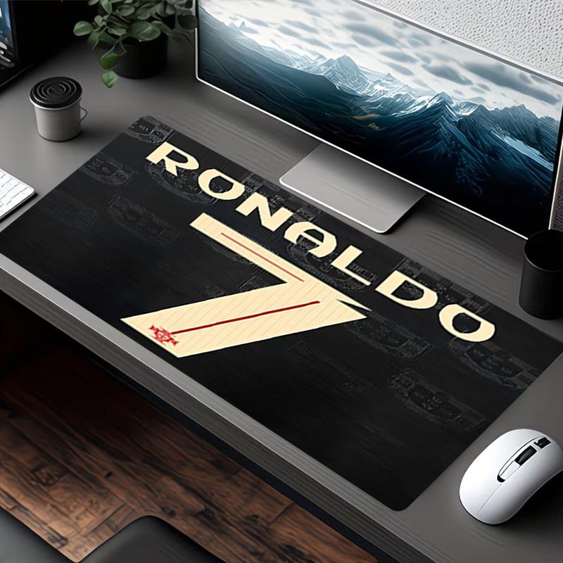 Fußballstar Print Mauspads, für Tastaturauflage Laptop PC Matte für Büro Home Office Nutzung, Schreibtischdekoration, Perfektes Geburtstagsgeschenk für Gamer
