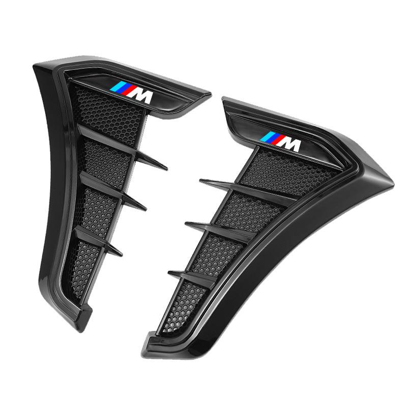 NAZF2 Car Emblem Side Leafboard Sticker Flank Fender Modified Fit For Bmw M Performance X1 X3 X4 X5 E87 F20 E36 E46 E90 E39 F10 X6 F16