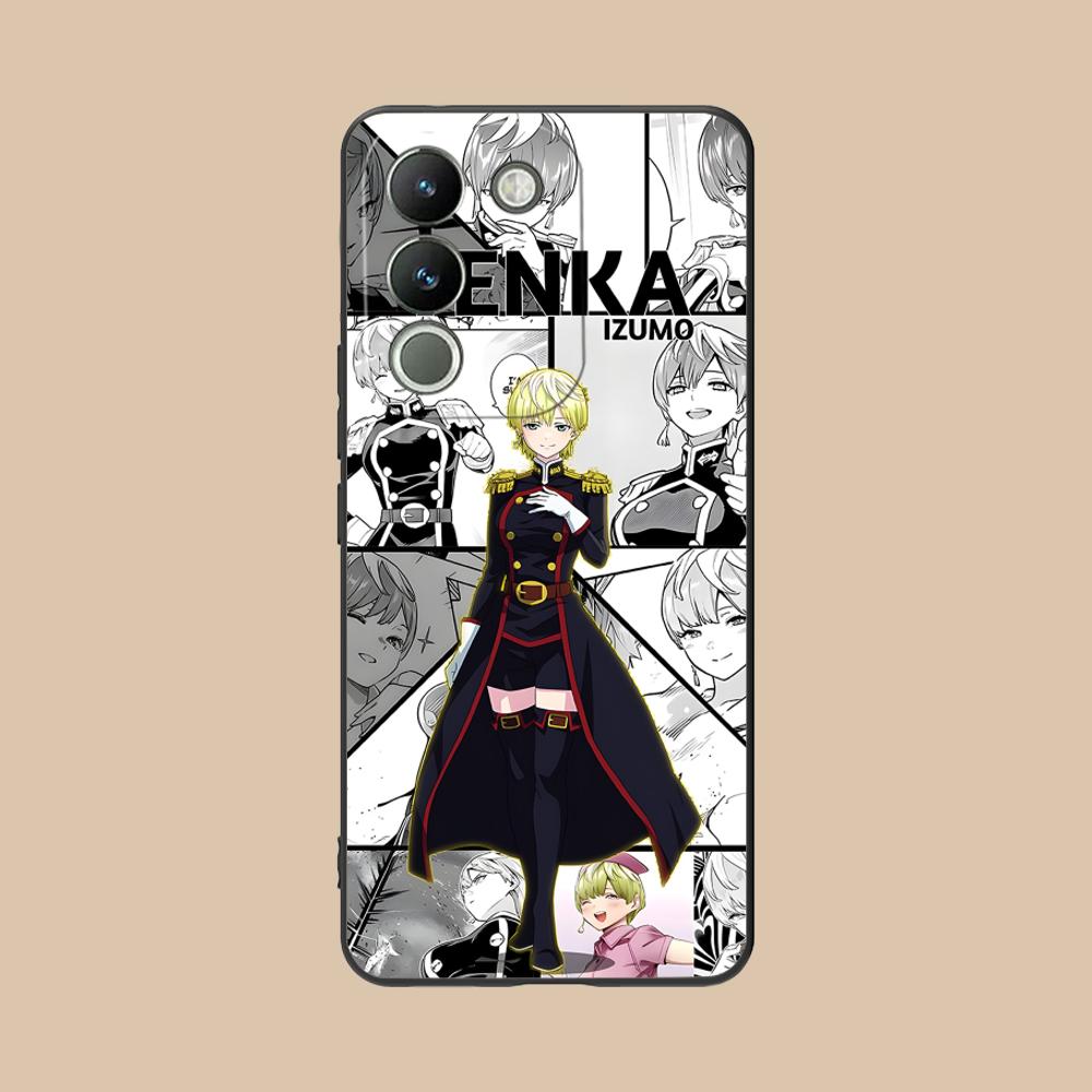 Mato Seihei No Slave Tenka Izumo Matte Mobile Phone Case for VIVO Y77 76 75 74 73 72 58 56 55 51 50 38 36 Y19 Y18 Y03 Y01 5G