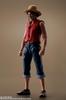 TAMASHII NATIONS Opička Luffy Netflix ONE 145mm malovaná pohyblivá figurka SHFiguarts D. (Série A PIECE) Cca. PVC a ABS