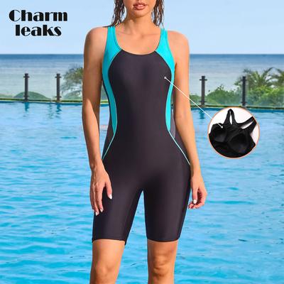 Women‘s One Piece Sports Swimwear Athlete Sports Swimsuit Racerback