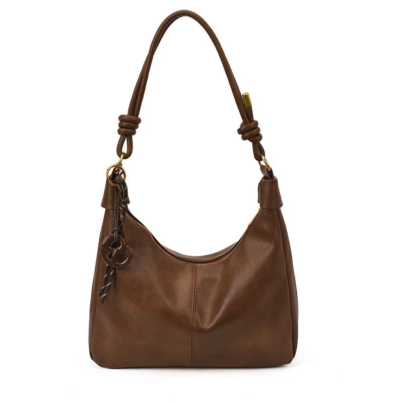 Women's Retro Crossbody Tote Bag (2025) – Large Capacity, Commuter, Single-Shoulder Design