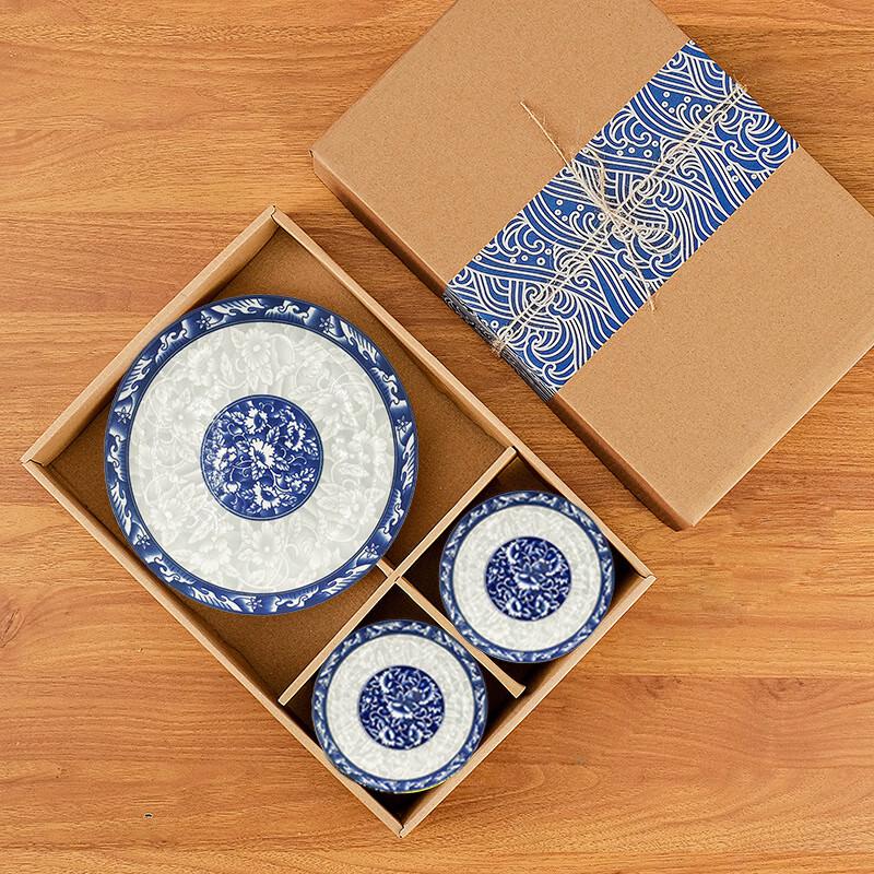ZISIZ Ceramic Underglaze Dinnerware Gift Set