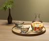 Aderia Tsugaru Glass Tokkuri Nebuta Nagashi Made In Gift Chilled Sake Katakuchi Chilled Sake Stylish Sake Sake Gift for Housewarming Wedding Small