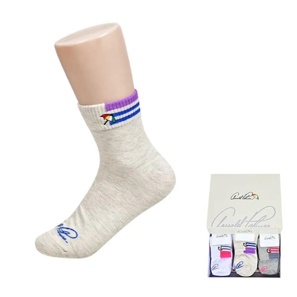 Arnold Palmer Striped Point Ladies Ankle Socks 0066fy 23-25cm