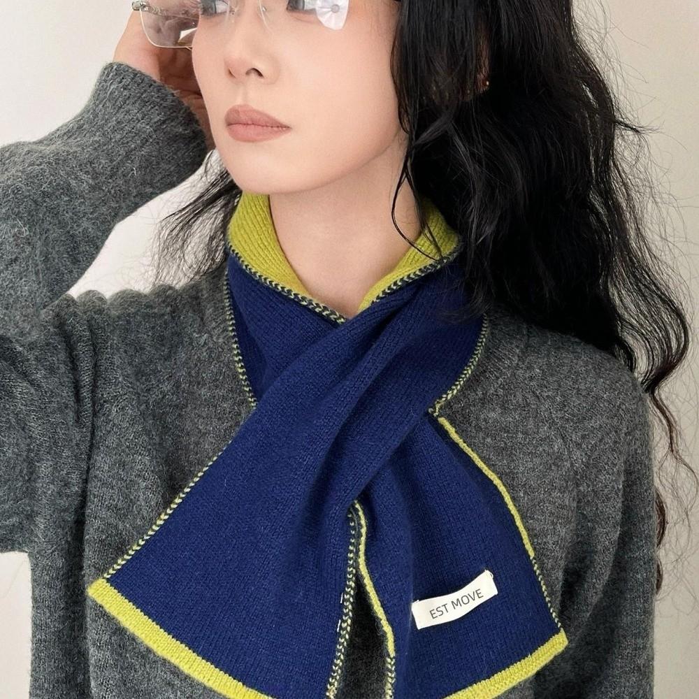 Warm Fabric Knitted Neck Warmer Soft Knitted Warm Neck Protector Autumn Winter Season