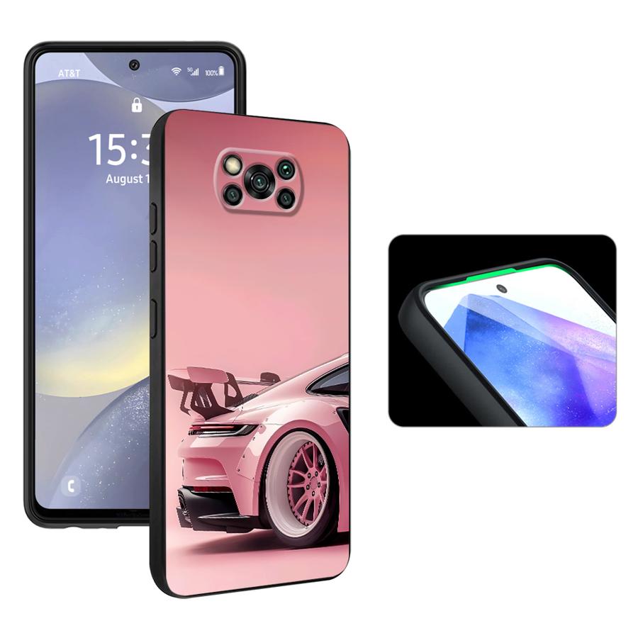 Case for Xiaomi Poco F8 C71 M7 Pro M3 M4 C61 F3 X7 X3 X4 X5 Pro C50 F1 C75 M5 Funda Phone Cover Cool Sports Car