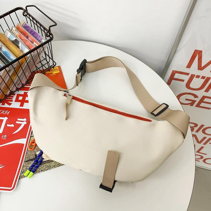 Fargeblokk Skulderveske Crossbody-veske Sports Brystveske Casual Liten Satchel-veske For Menn