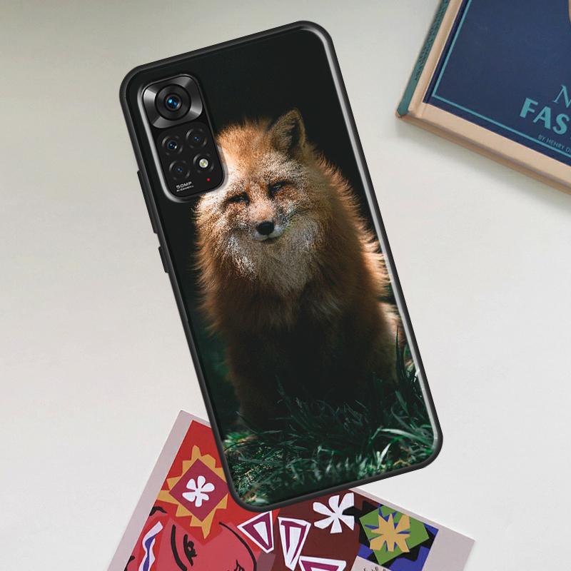 Cute Fox In Autumn Case For Xiaomi Redmi Note 14 Pro 13 12 11 10 15 Pro Plus Redmi 15C 13C 12C 10C 14C 15 Cover