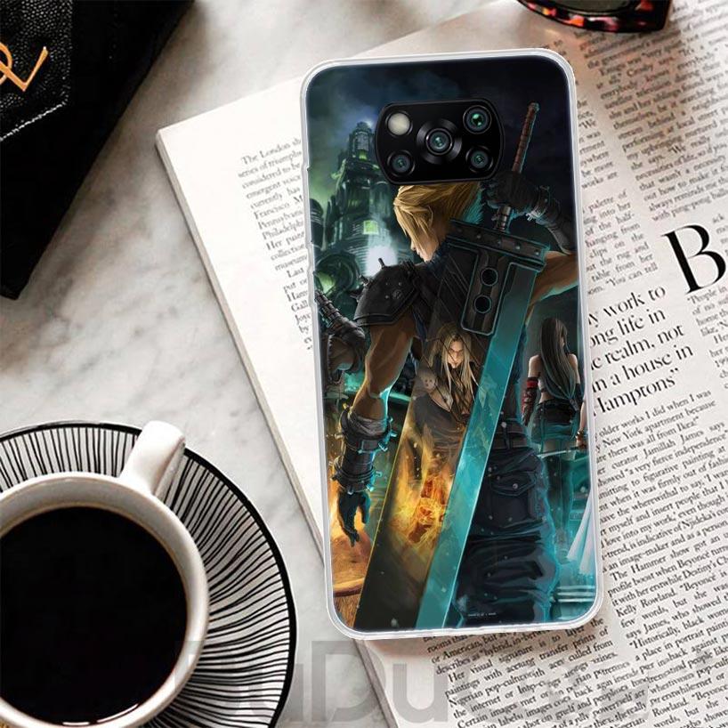 Final Fantasy VII Cover For Xiaomi Mi 11T 10T 9T Pro 11 Lite Phone Case 13 12 12X 10 9 8 11i 6X 5X Ultra 5G Print Coque Fundas