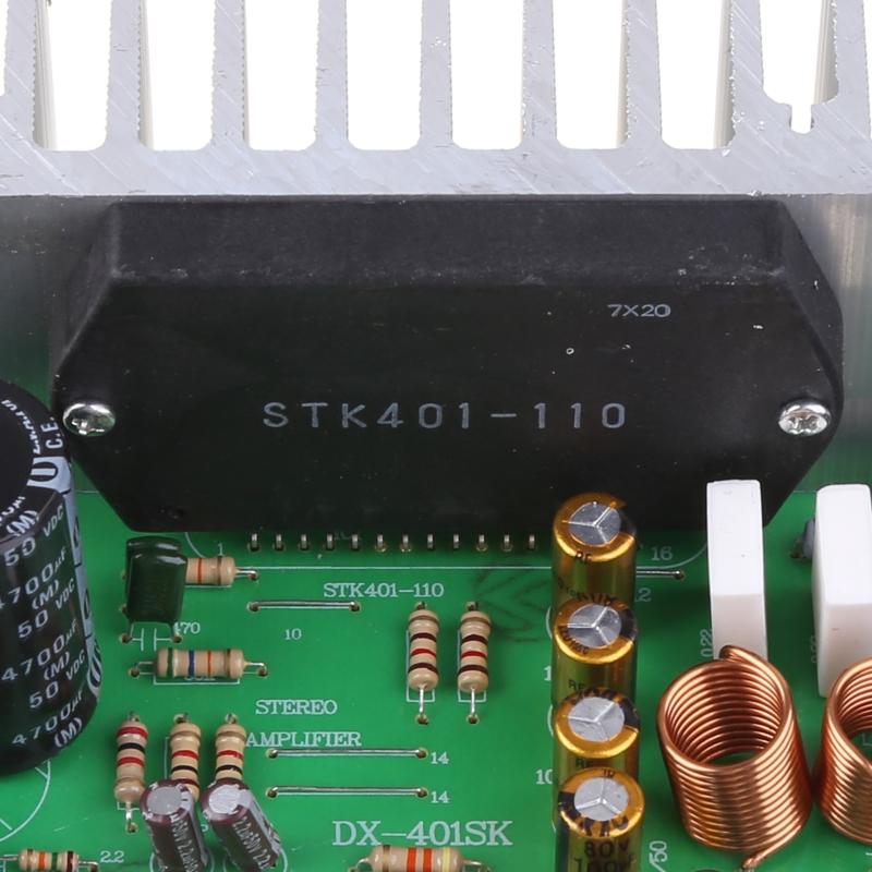 2.0 Channel AC Dual 24V-28V STK401 Thick Film Series Power Amplifier Board 140W+140W Stereo