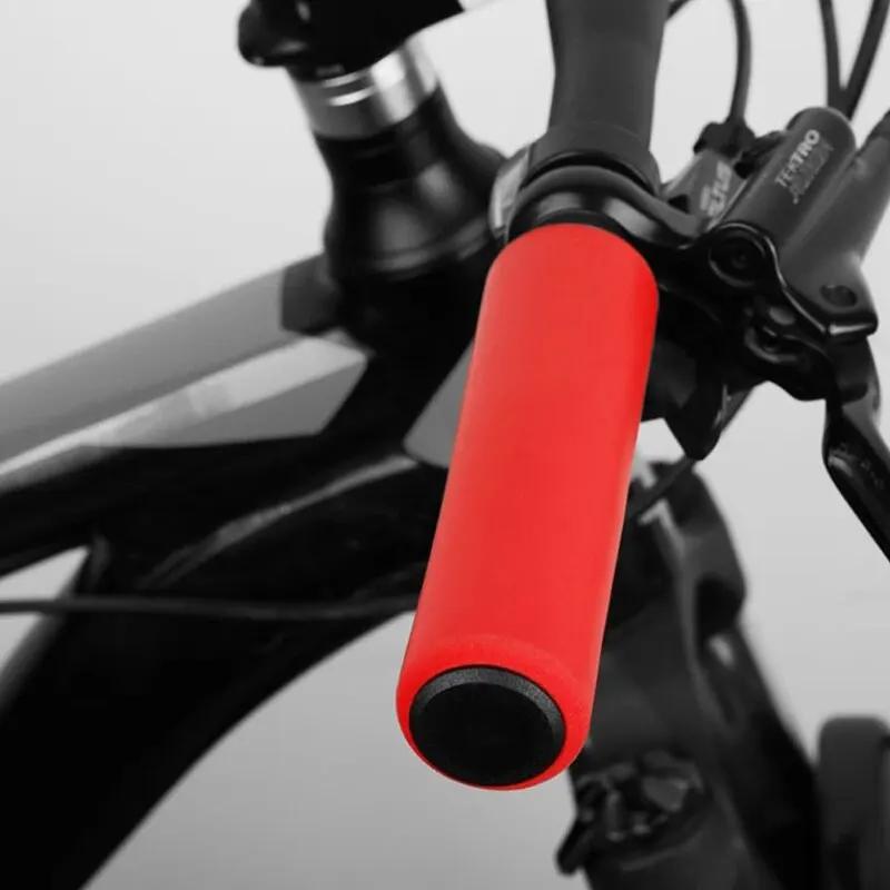 1Pair Silicone Cycling Bicycle Grips Outdoor MTB Mountain Bike Handlebar