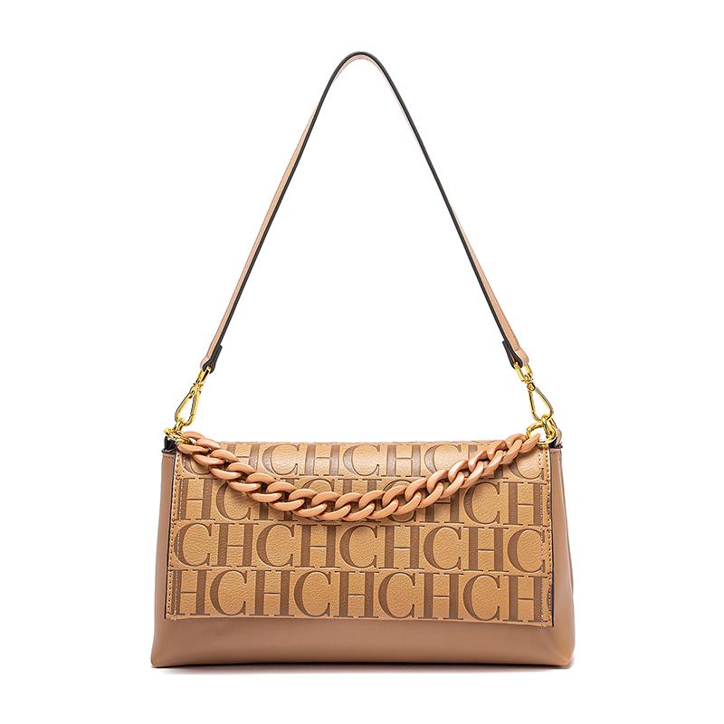 

Простая Универсальная Мода Старший Чувство Дамская Сумка через Плечо Дизайн Чувство Качества Женские Сумки Печать Букв