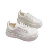 Oufan Thick-soled Ugly Cute Big-headed Little White Shoes for Women's Outer Wear Spring New Niche Versatile Height-increasing Casual Board Shoes