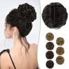 Extensions de cheveux synthétiques en chignon bouclé et désordonné, queue de cheval, pince de préhension, chouchou, élastique, épingle à cheveux pour femmes, outils de coiffure