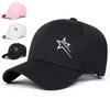 Casquettes de baseball unisexes à broderie étoile à cinq branches, chapeau de protection solaire d'extérieur printemps automne, réglable, décontracté, casquettes de camionneur, casquette de sport