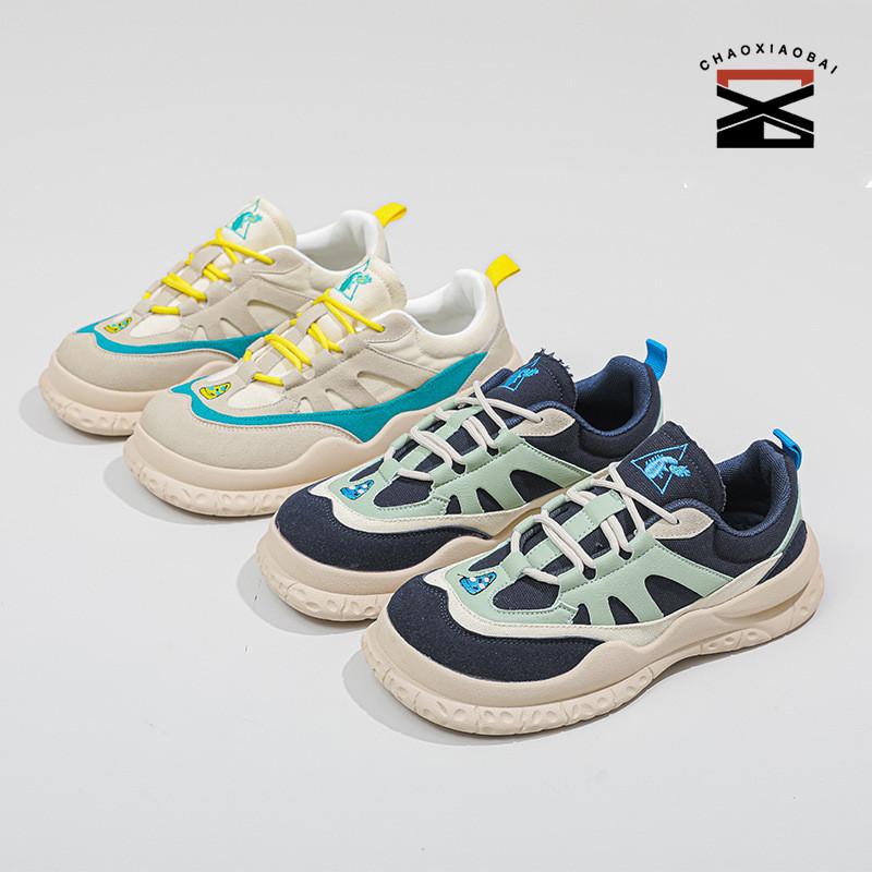 

CHAOXIAOBAI 2023 Дышащие неглубокие кроссовки Женская дикая ниша Толстое дно Повседневная женская обувь