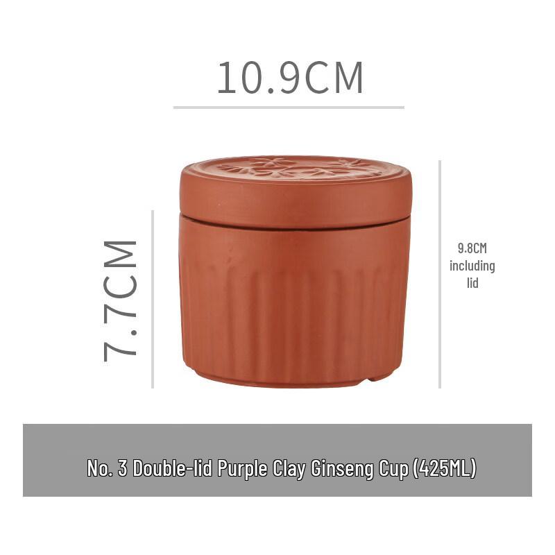 Ruhan Zisha Ceramic Double Boiler Stew Cup