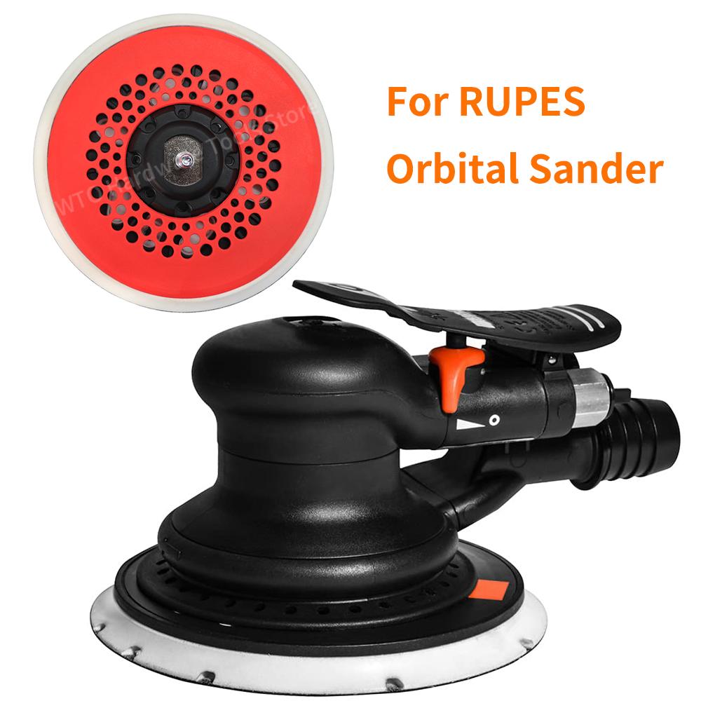 1PC 6 Inch Hook and Loop Sanding Pad for FLEX/RUPES Orbital Sander,6" Dust Free Backing Plate with M8 Thread for Car Sanding