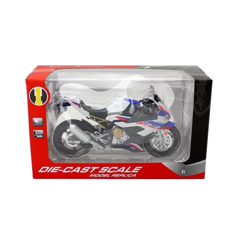 

Литой мотоцикл Модель S1000rr Игрушка с инерционным управлением для детских подарков