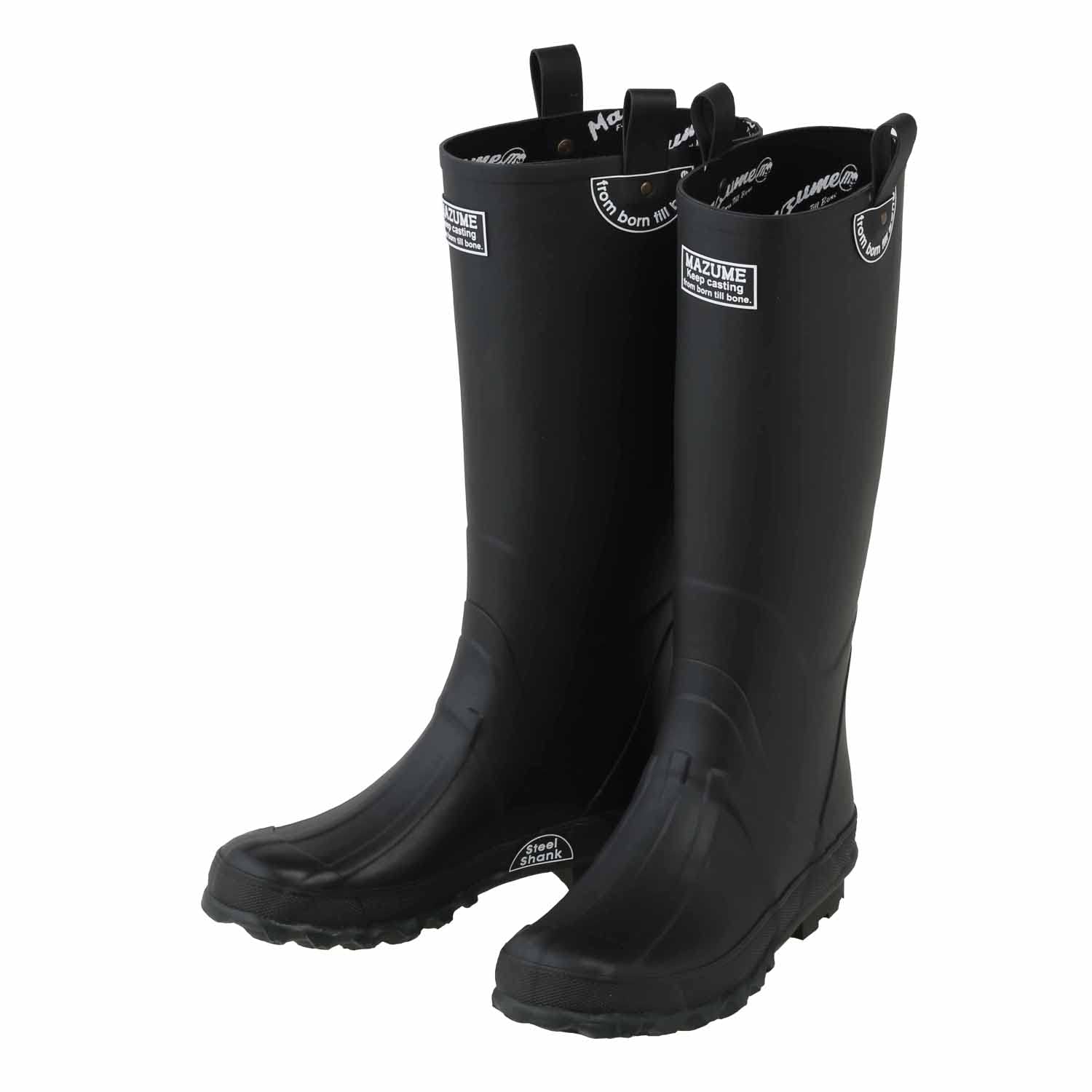 

Mazume Rubber Boots Black LL Size MZRB-655-03 чёрный