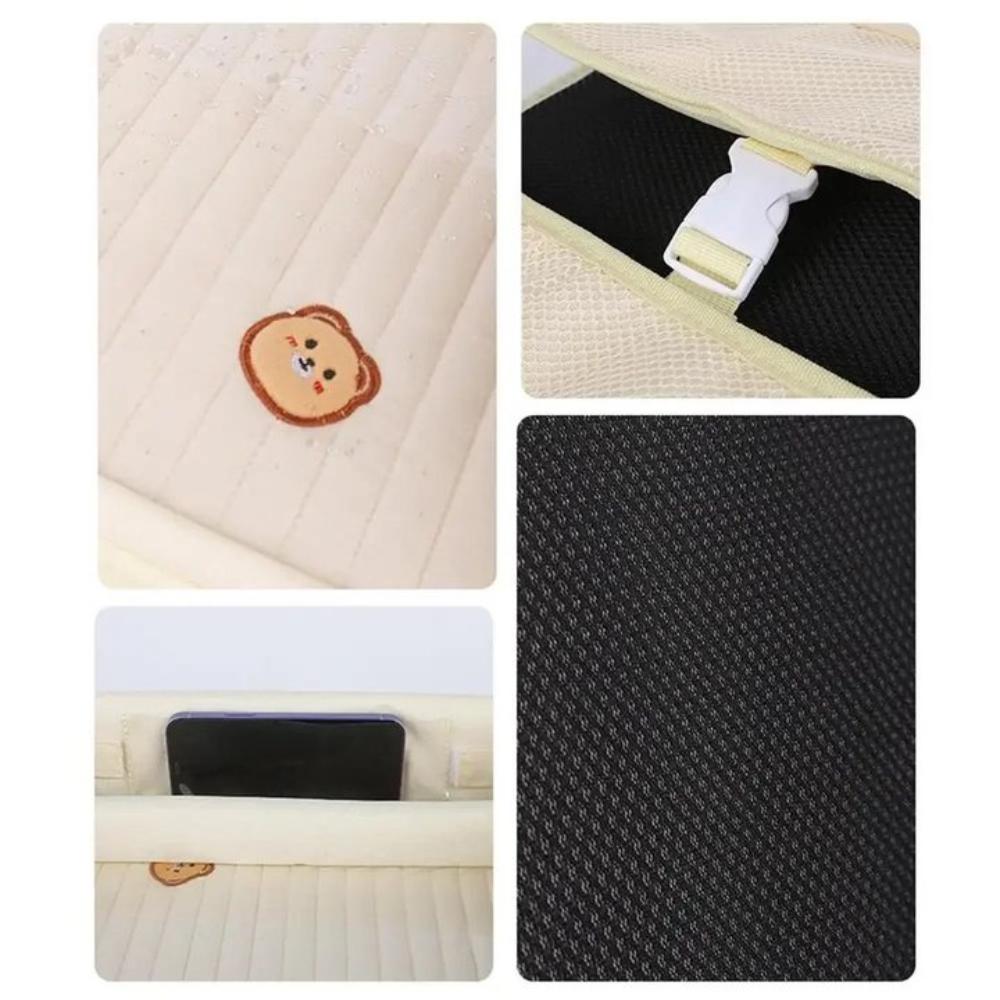 Multiple Pockets Car Table for Dining Drawing Foldable Safety Seat Accessories  Children Aged 2-7