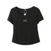 Age reduction color point small embroidery short-sleeved T-shirt summer new large size women's clothing pullover versatile top 252441